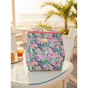 Lilly Pulitzer Insulated Wine Carrier Cooler Bag -